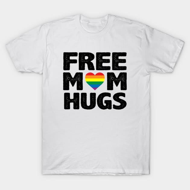 Free Mom Hugs Pride T-Shirt by Maryros